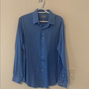 Van Heusen Blue Dress Shirt Classic Style